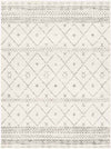 Rolde Global White Area Rug