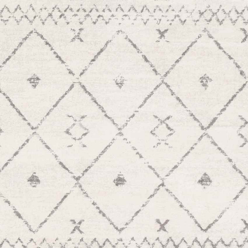 Rolde Global White Area Rug