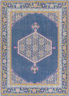 Lieving Traditional Navy Area Rug