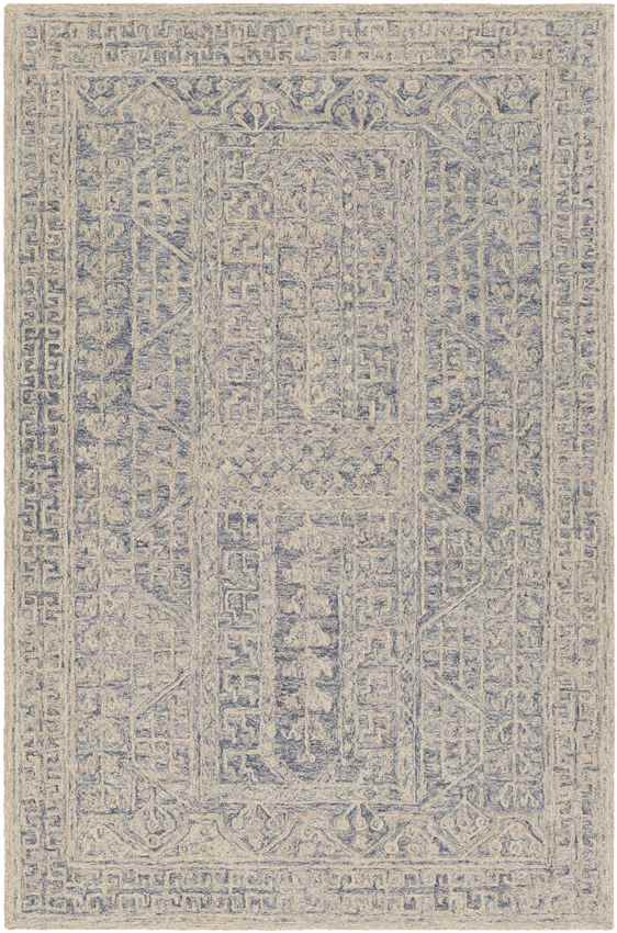 Veenhof Traditional Dark Blue Area Rug