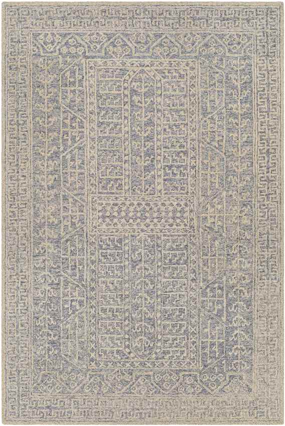 Veenhof Traditional Dark Blue Area Rug
