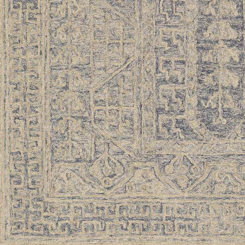 Veenhof Traditional Dark Blue Area Rug
