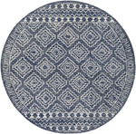 Vledder Global Dark Blue Area Rug