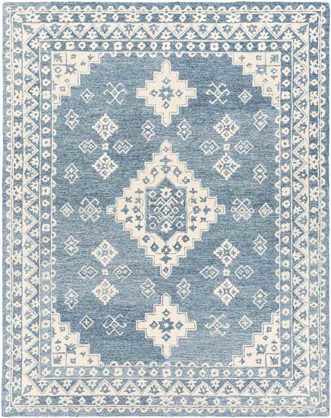 Vossebelt Traditional Pale Blue Area Rug