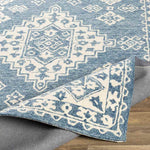 Vossebelt Traditional Pale Blue Area Rug