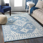 Vossebelt Traditional Pale Blue Area Rug