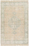Wittelte Traditional Camel Area Rug