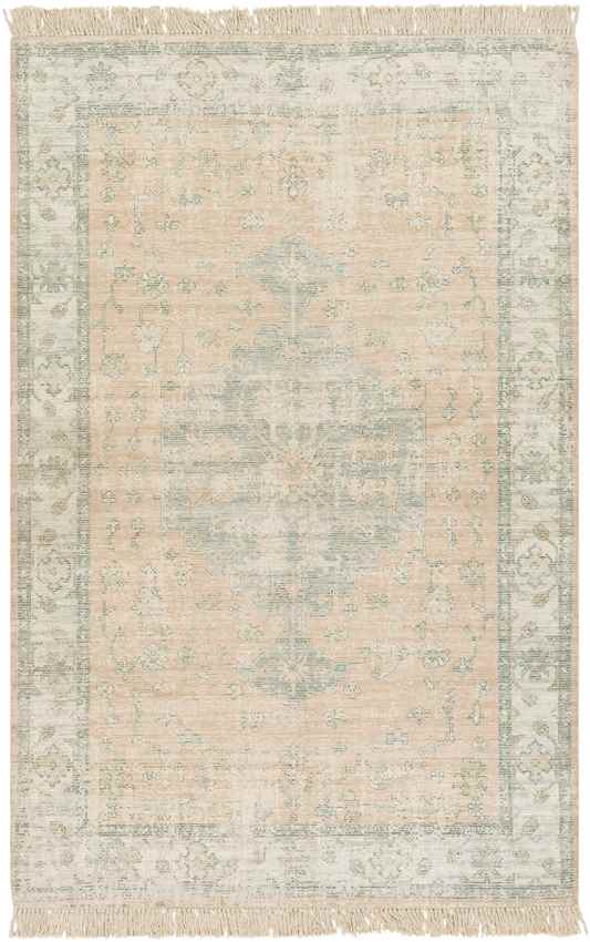 Wittelte Traditional Camel Area Rug