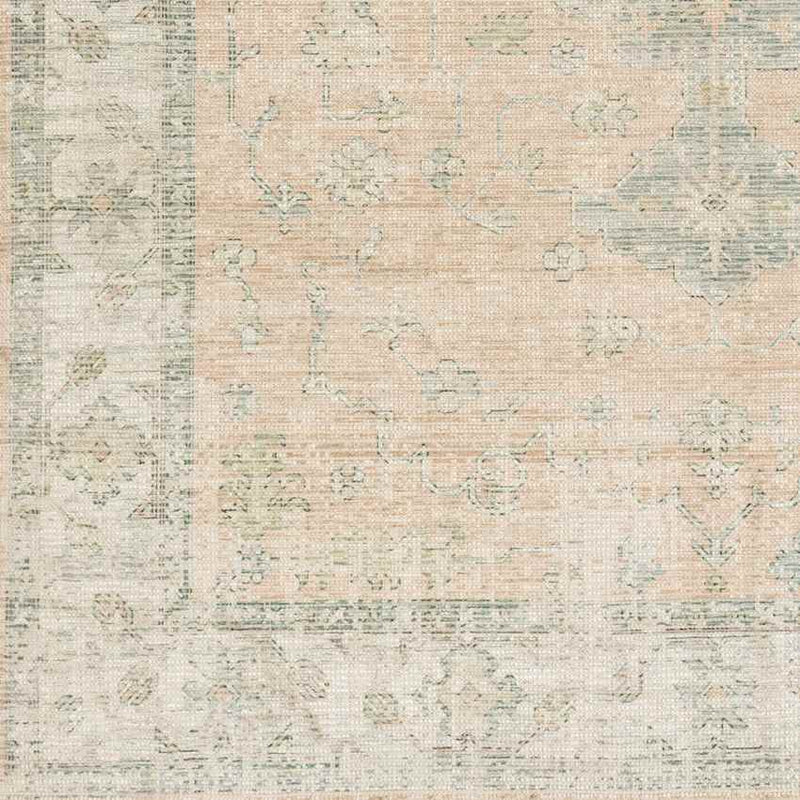 Wittelte Traditional Camel Area Rug
