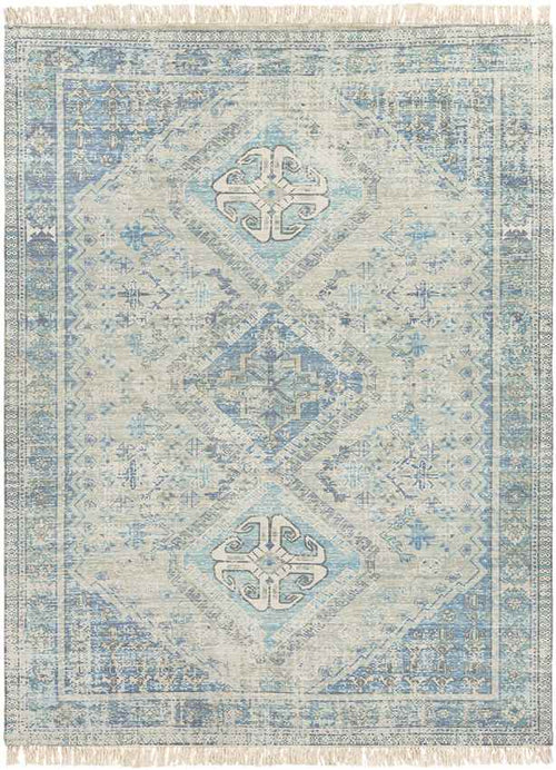 Sandown Traditional Navy Area Rug