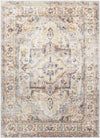 Borsele Traditional Bright Orange Area Rug
