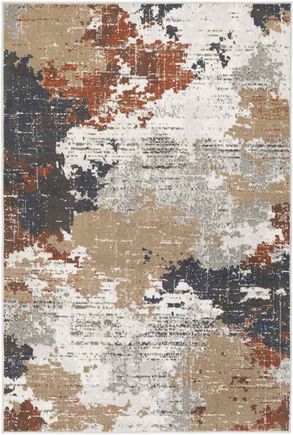 Rugby Modern Terracotta Area Rug