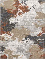 Rugby Modern Terracotta Area Rug