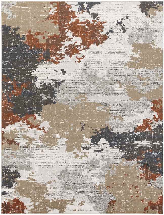 Rugby Modern Terracotta Area Rug