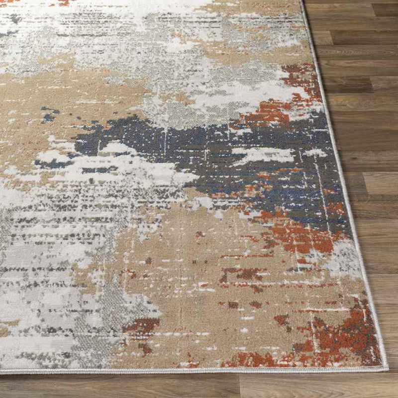 Rugby Modern Terracotta Area Rug