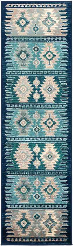 Arizona Rustic Dark Blue Area Rug