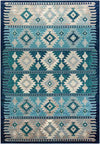 Arizona Rustic Dark Blue Area Rug