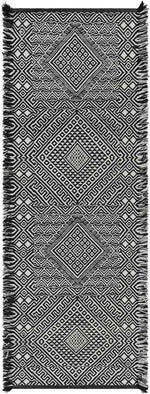 Buhler Global Black/Ivory Area Rug