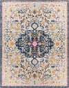 Buttinga Traditional Navy Area Rug