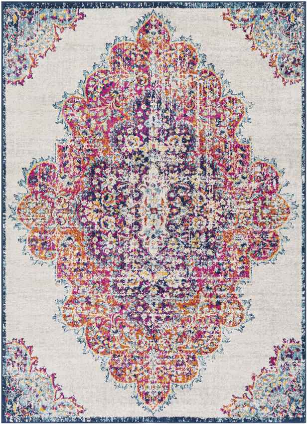 Arkens Traditional Cream Area Rug