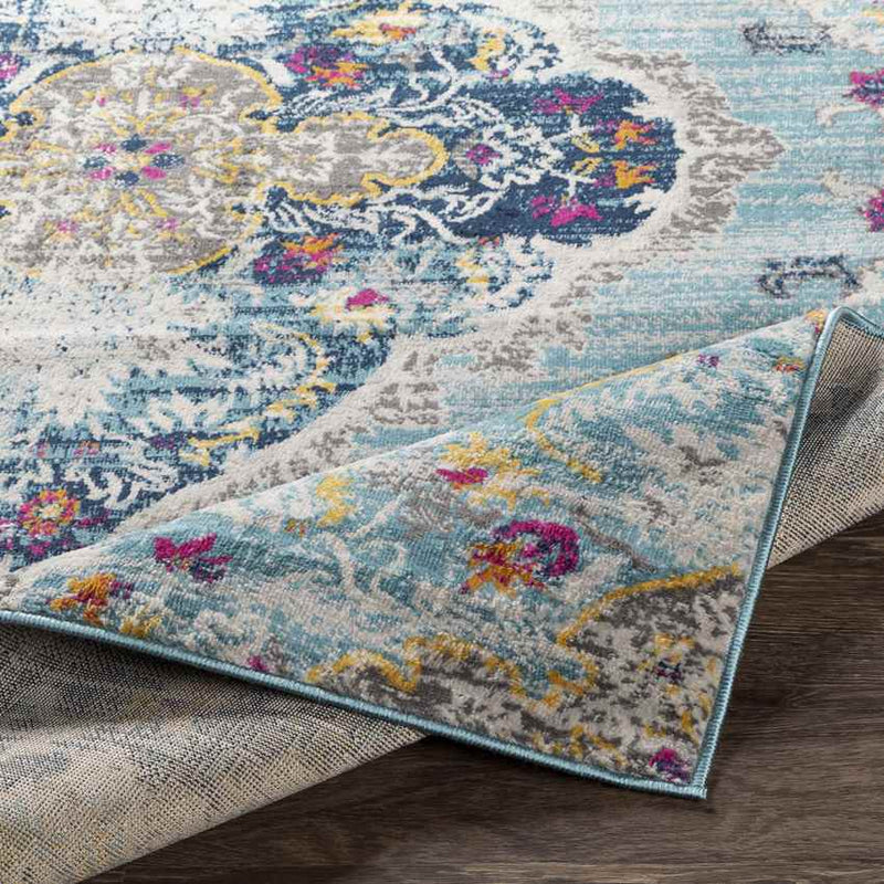 Brongerga Traditional Blue Area Rug