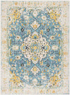 Dedgum Traditional Navy Area Rug
