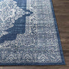 Burgwerd Traditional Navy Area Rug