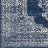 Burgwerd Traditional Navy Area Rug