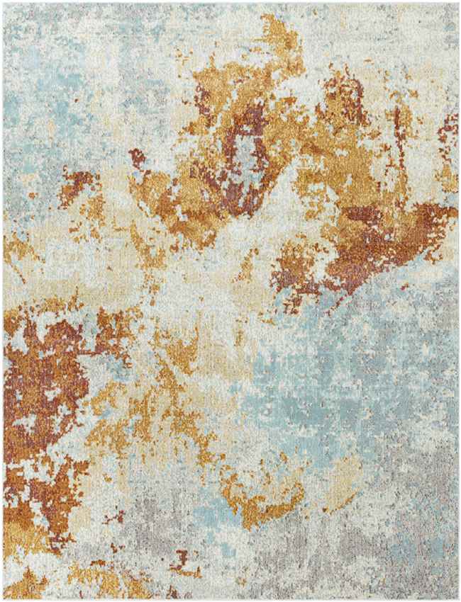 Giswil Modern Bright Yellow Area Rug