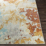 Giswil Modern Bright Yellow Area Rug