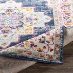 Zwilbroek Traditional Denim Area Rug