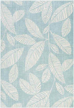 Bargebek Coastal Aqua Area Rug