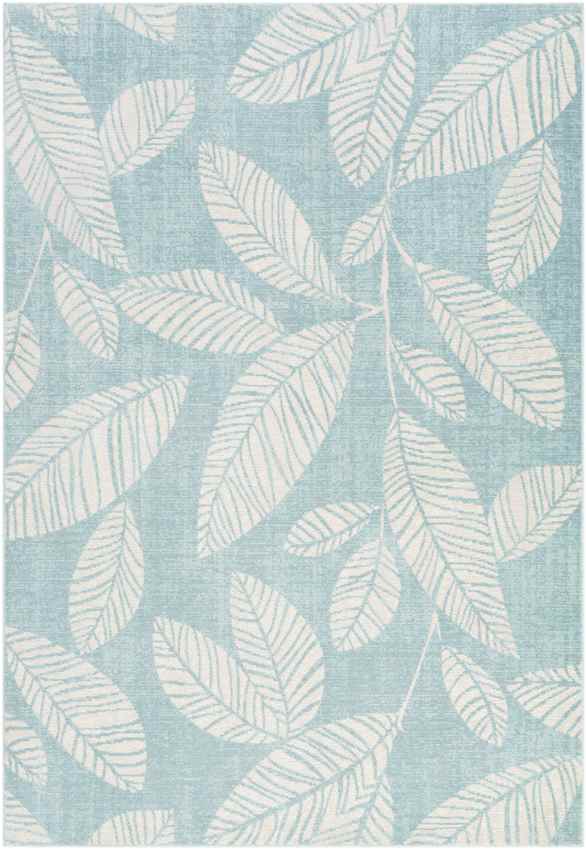 Bargebek Coastal Aqua Area Rug