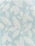 Bargebek Coastal Aqua Area Rug