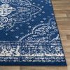 Blauwhuis Traditional Dark Blue Area Rug
