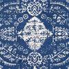 Blauwhuis Traditional Dark Blue Area Rug