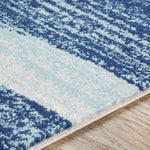 Bolsward Modern Dark Blue Area Rug