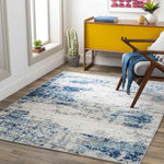 Boteburen Modern Dark Blue Area Rug