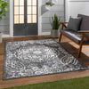 Honderd Traditional Charcoal Area Rug