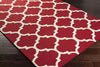 Rimini Cottage Bright Red Area Rug
