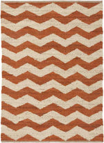 Zwarteweg Global Burnt Orange Area Rug