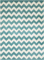 Zwiep Modern Teal Area Rug