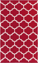 Zeddam Modern Red Area Rug