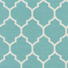 Zelhem Modern Aqua Area Rug