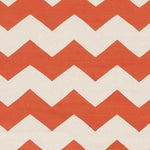 Zetten Modern Bright Orange Area Rug