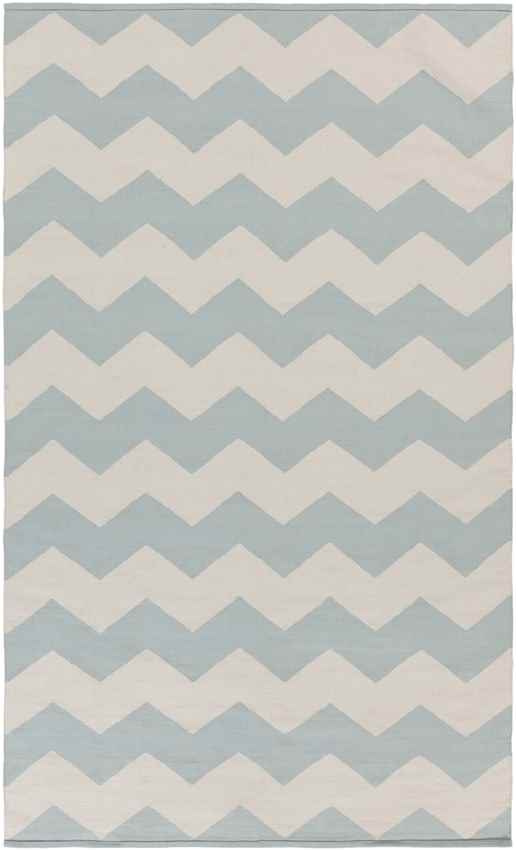Zetten Modern Aqua Area Rug