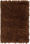 Veele Modern Dark Brown Area Rug