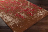 Coalville Modern Dark Red Area Rug
