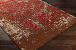 Coalville Modern Dark Red Area Rug