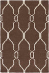 Hendon Modern Dark Brown Area Rug